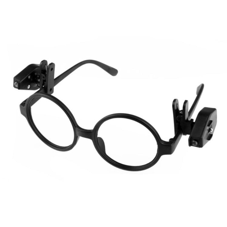 Mini-LED-Taschenlampe, verstellbar, Brillenclip, Leselicht