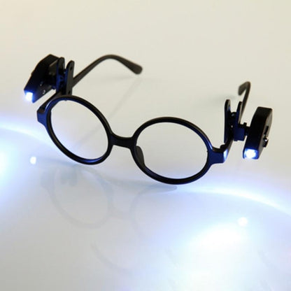 Mini-LED-Taschenlampe, verstellbar, Brillenclip, Leselicht