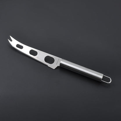 Edelstahl Käsemesser mit Gabelspitze Käse Buttermesser Slicer Butter Pizzaschneider, Käsemesser