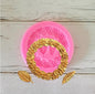 2 PCS Rose Girlande Rose Blatt Silikon Fondant Form Kuchen Kanten Dekoration Werkzeug Backen Kleber Form