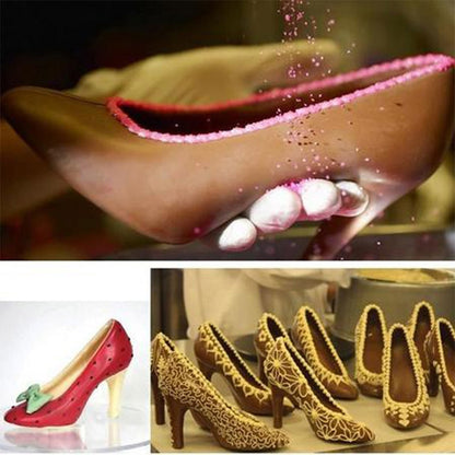 3D-Schokoladenform, Fondant-Kuchen, Damen-High-Heel-Form