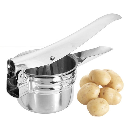 Manuelle Entsafterpresse für Kartoffeln, Obst und Gemüse, Edelstahl, Zerkleinerer, Entsafter