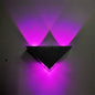 3W Aluminum Triangle Wall Lamp Home Lighting Indoor Outdoor Decoration Light, AC 85-265V, 3W