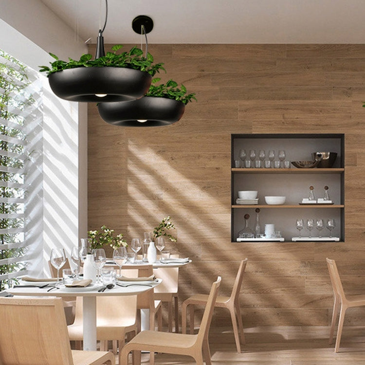 LED-Hängelampe für Pflanzen im Topf, für die Heimdekoration, DIY-Kronleuchter (warmweiß)
