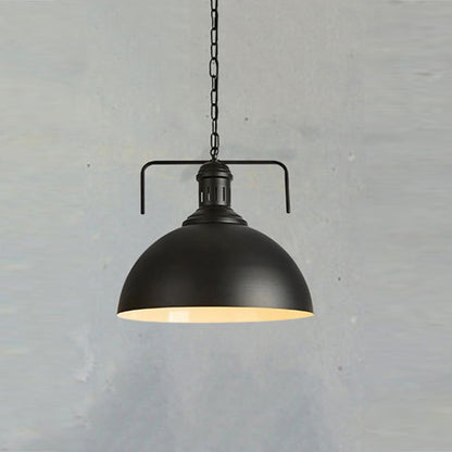 Retro Industrielle Pendelleuchte Kreative Einzelkopf Eisenkunst Hängelampe E27 Glühbirne Perfekt für Küche Esszimmer Schlafzimmer Wohnzimmer, Warmweiß, Kaltweiß