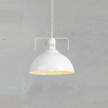 Retro Industrielle Pendelleuchte Kreative Einzelkopf Eisenkunst Hängelampe E27 Glühbirne Perfekt für Küche Esszimmer Schlafzimmer Wohnzimmer, Warmweiß, Kaltweiß