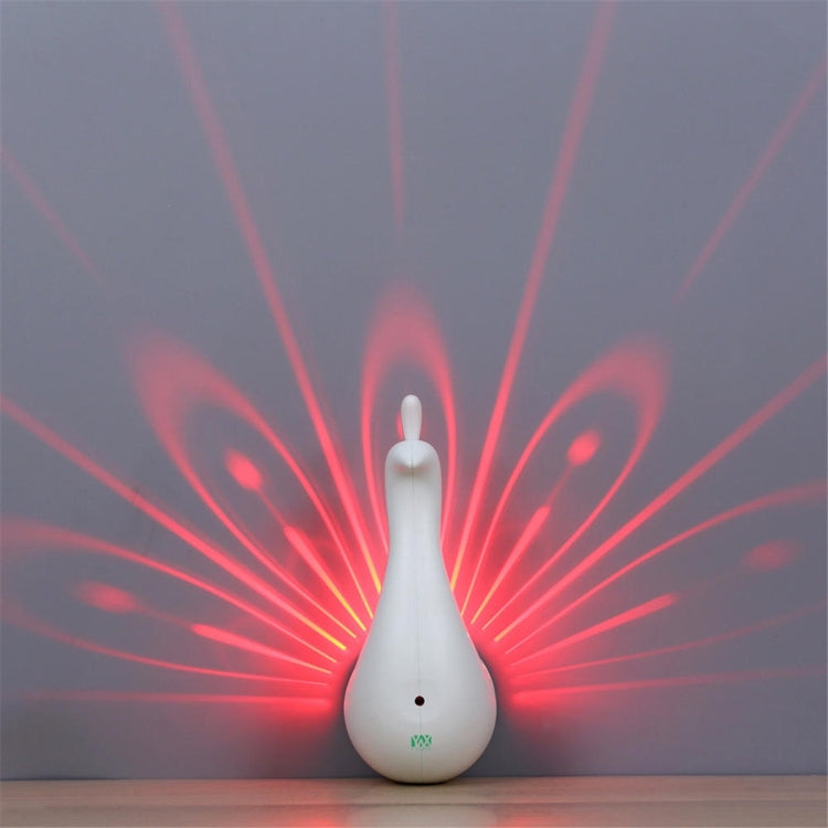 5V USB-betriebenes Pfau-LED-Nachtlicht