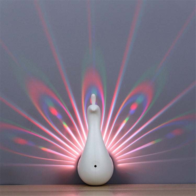 5V USB-betriebenes Pfau-LED-Nachtlicht