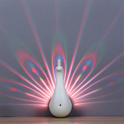 5V USB-betriebenes Pfau-LED-Nachtlicht
