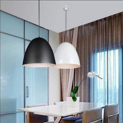 Modernes minimalistisches Café, einfaches Wohnzimmer, Schlafzimmer, Restaurant, Bar, technische kommerzielle Lampen, Durchmesser: 30 cm, 30 cm Schwarz, 30 cm Weiß