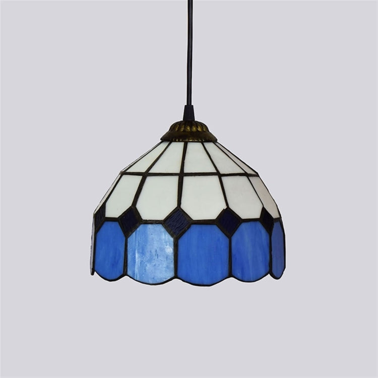 8 Zoll einfache Stil Buntglas Restaurant Bar Pendelleuchte