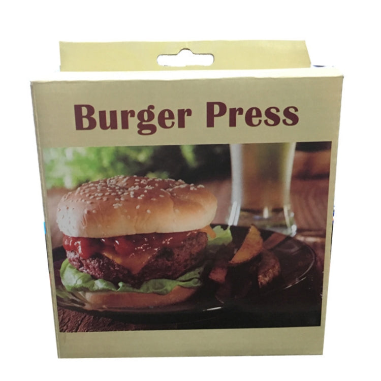 Haushalts-Aluminiumlegierung in Lebensmittelqualität, Antihaftbeschichtung, Druckform für Fleischpasteten, Hamburger, Kuchen, mit 40-seitigem Silikonpapier, 1 schwarzer Griff