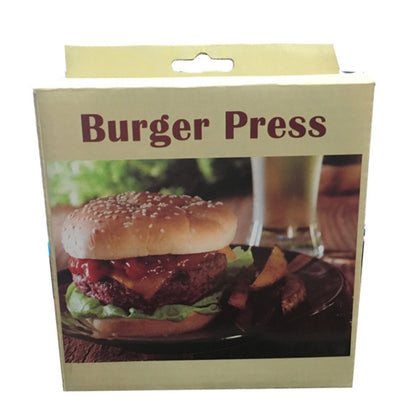 Haushalts-Aluminiumlegierung in Lebensmittelqualität, Antihaftbeschichtung, Druckform für Fleischpasteten, Hamburger, Kuchen, mit 40-seitigem Silikonpapier, 1 schwarzer Griff