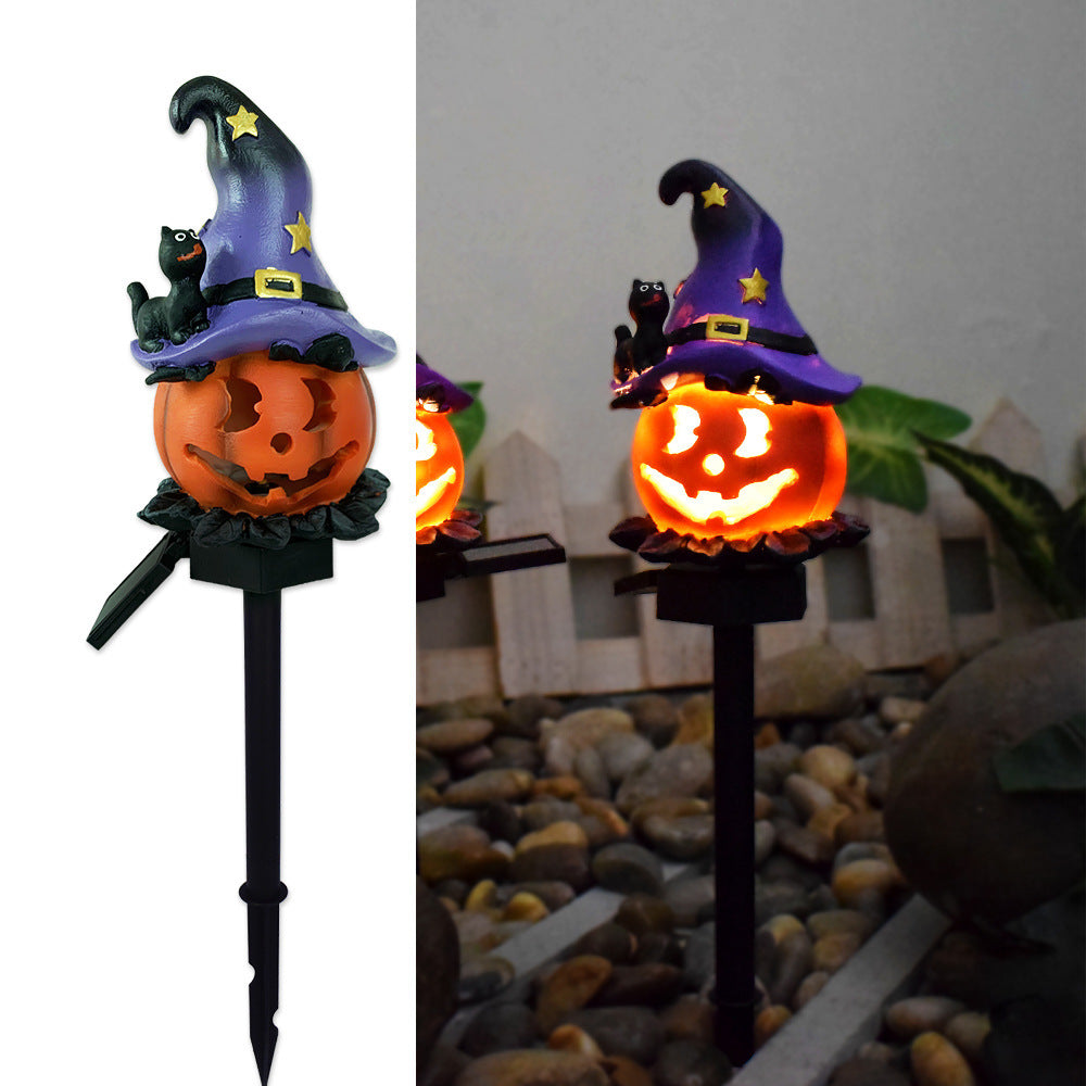 Solar Halloween Outdoor Kreative Atmosphäre Kürbis Lampe