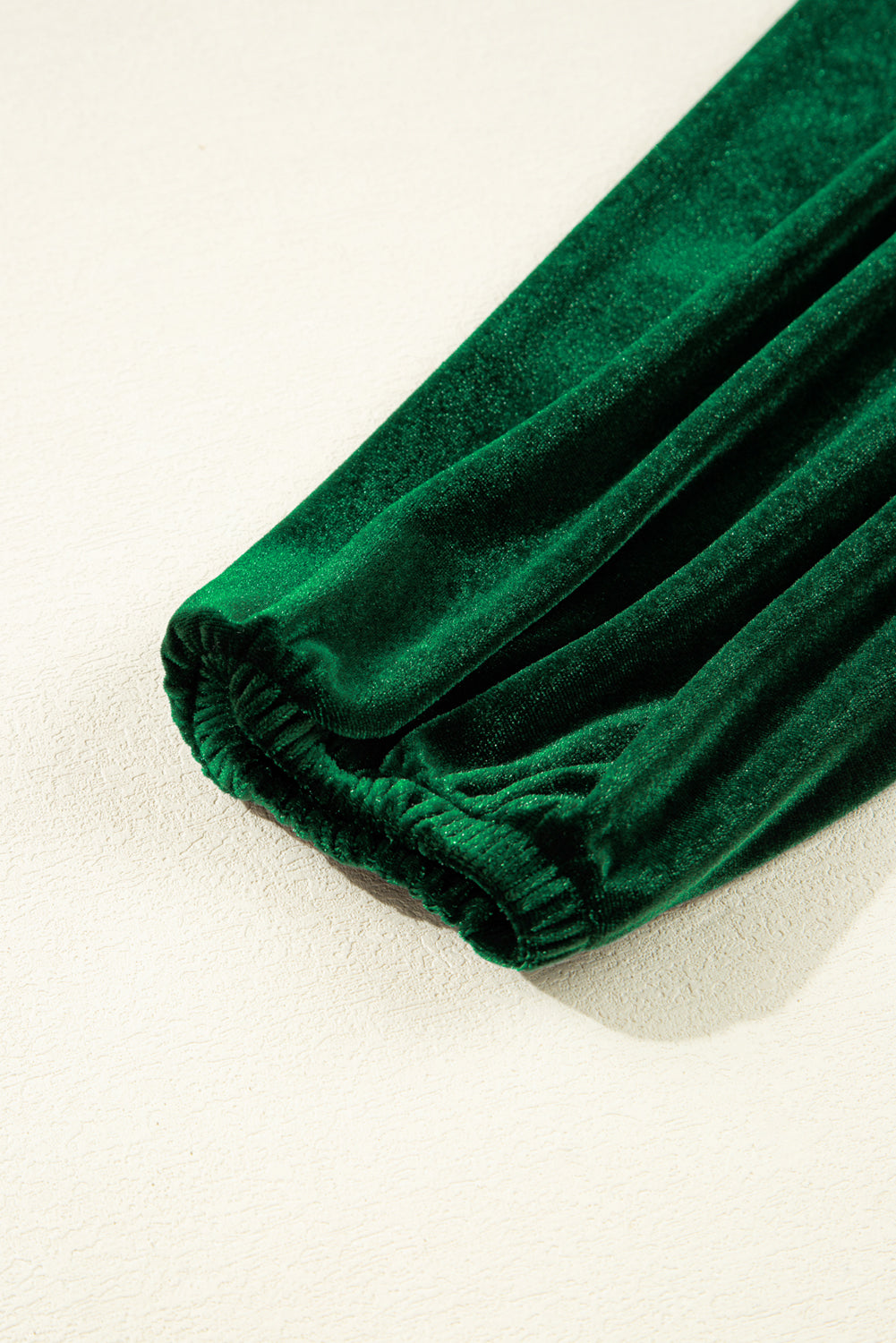 Evergreen Bowknot Decor High Waist Velvet Mini Dress