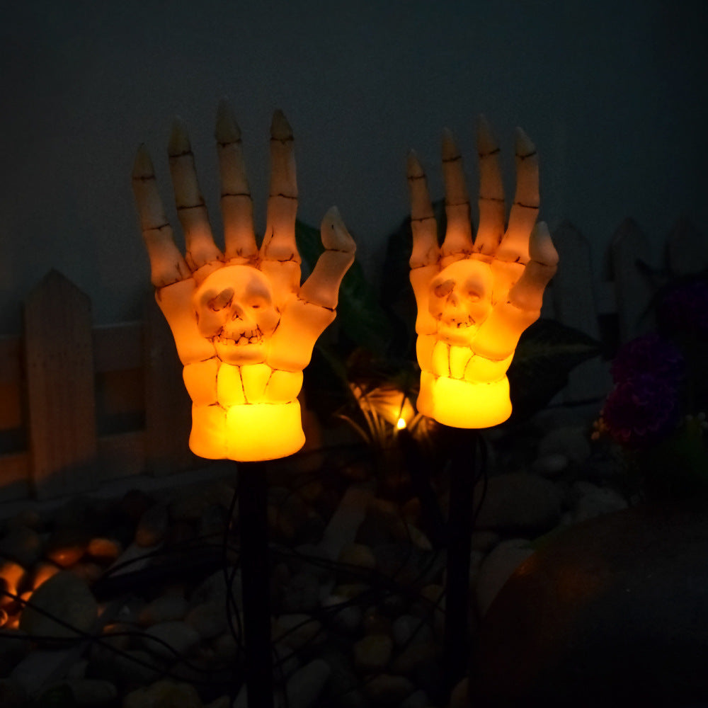Halloween Wasserdichte Ghost Hand Licht Hof Solar Licht