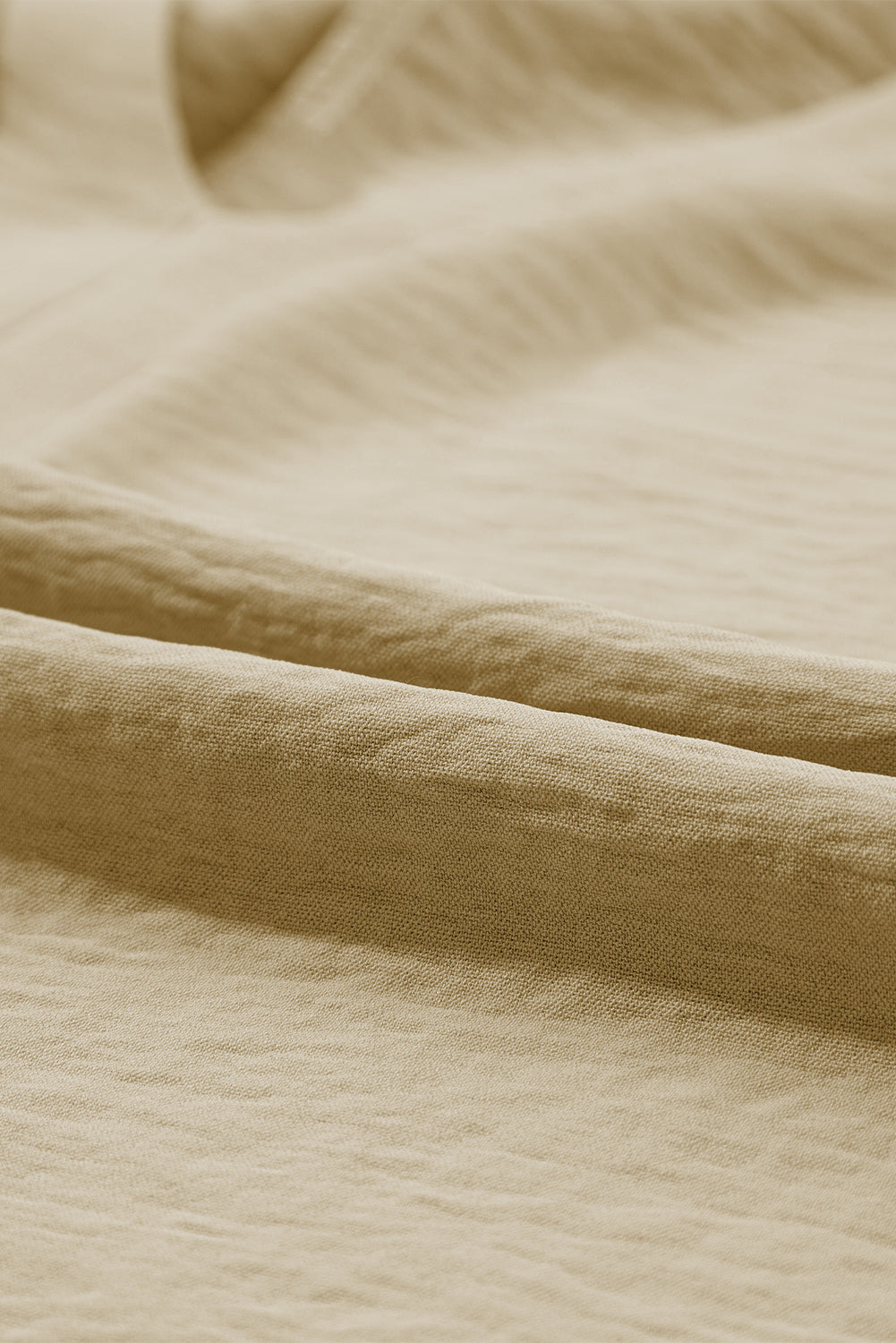 Parchment – Bluse mit V-Ausschnitt und weiten Ärmeln in Knitteroptik