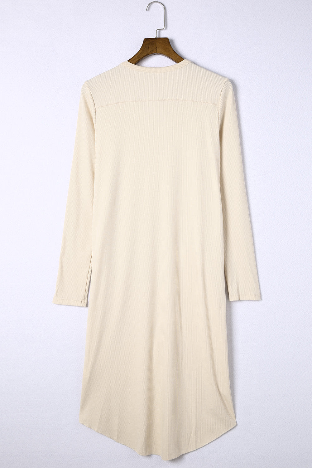 Apricot – Selected – High-Low-Cardigan mit Knopftaschen