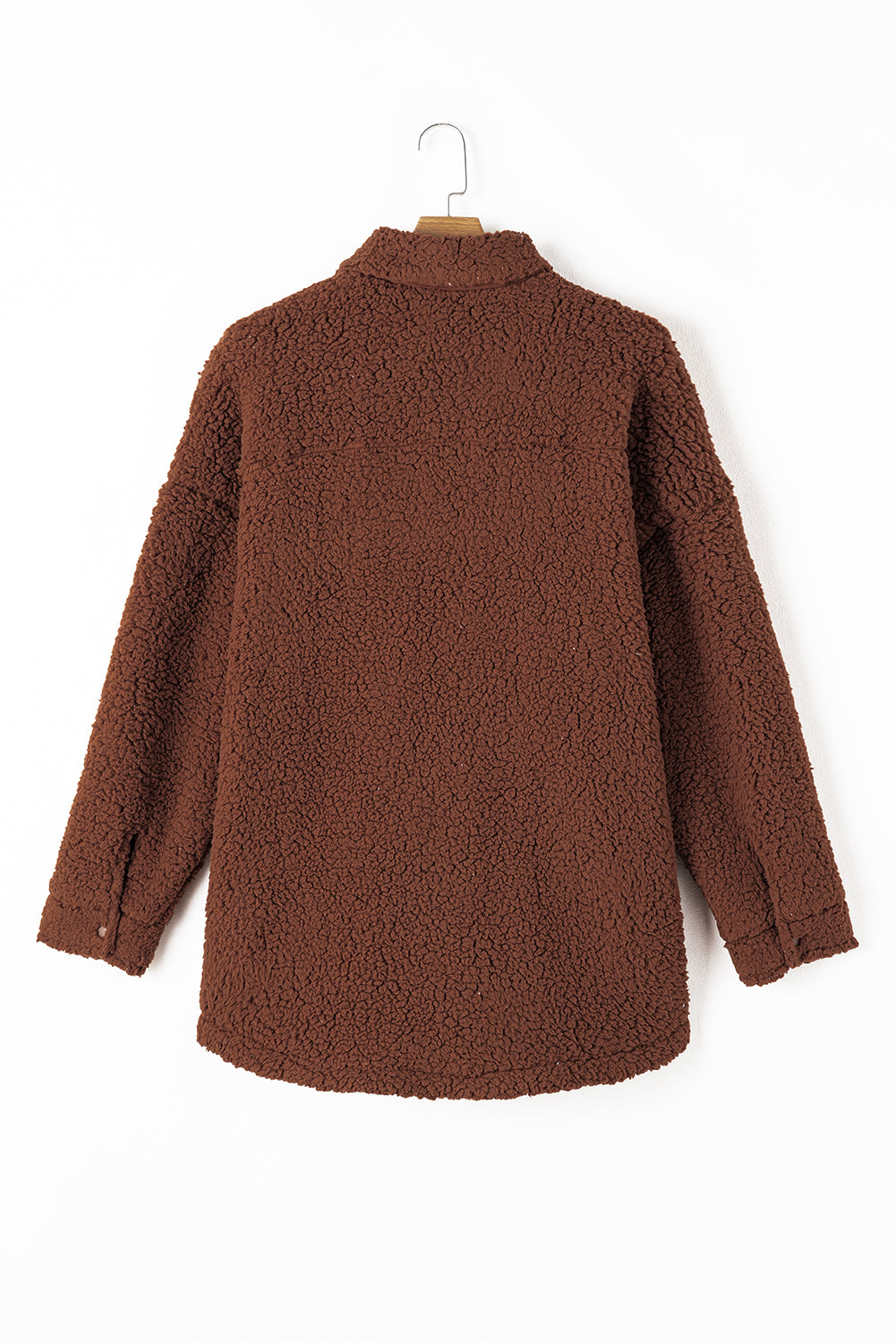 Red Clay Teddybär-Jacke aus Kunst-Lammfell