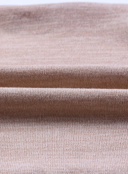 Rosa Tunika-Strickjacke mit offener Vorderseite und Taschen
