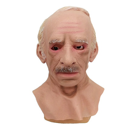 Glatzkopf Opa Maskenperücke Latex Alte Kopfbedeckung