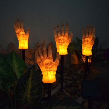 Halloween Wasserdichte Ghost Hand Licht Hof Solar Licht