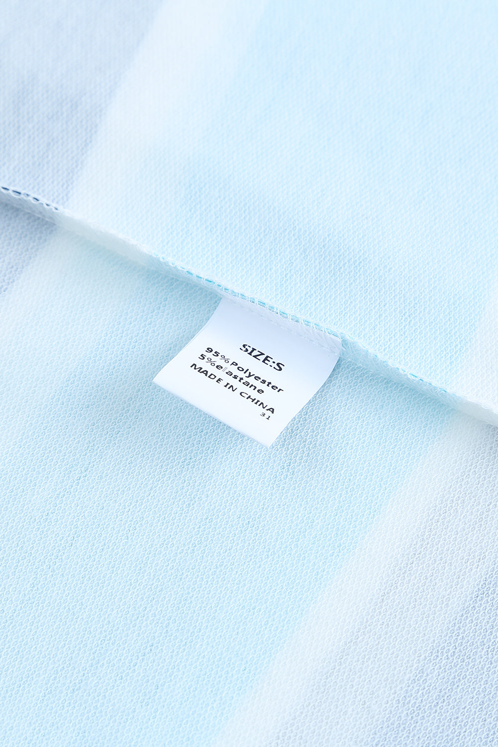 Langärmliger Hoodie mit mehrfarbigen Streifen und Kordelzug