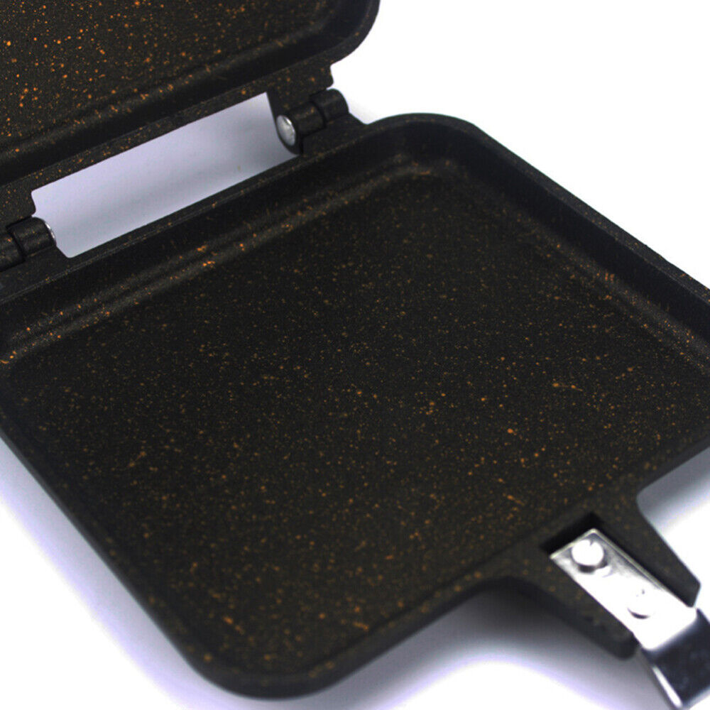 Sandwich Toastie Maker Toaster Maschine Frühstück Antihaft Camping Herd Toaster