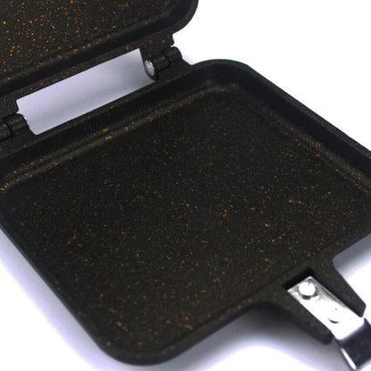 Sandwich Toastie Maker Toaster Maschine Frühstück Antihaft Camping Herd Toaster