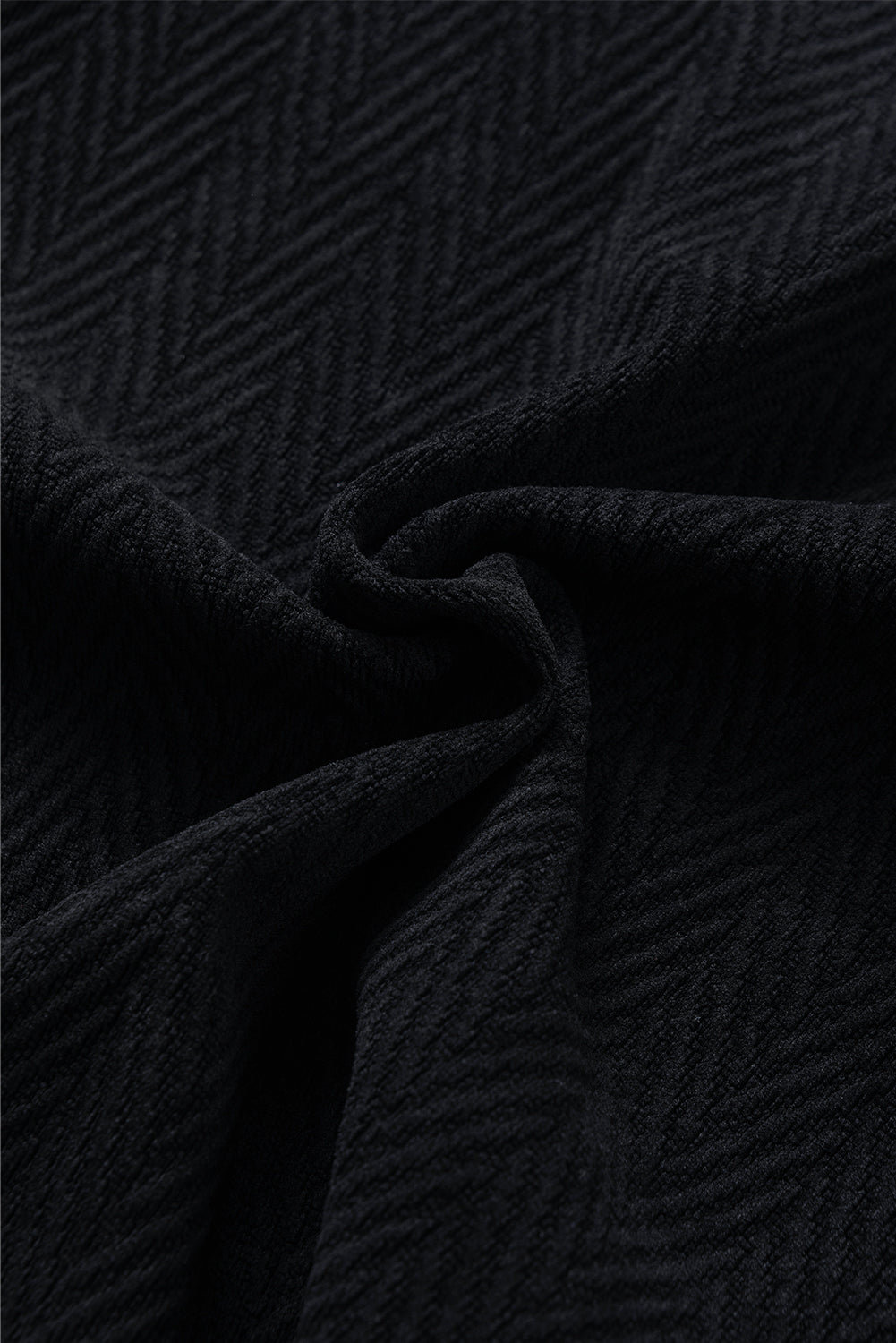 Schwarze Bluse mit Stehkragen und Puffärmeln