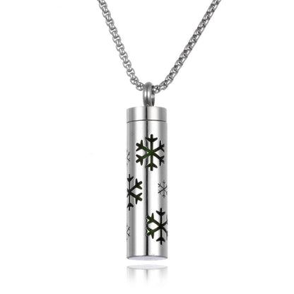Titanium Steel Aromatherapy Pendant