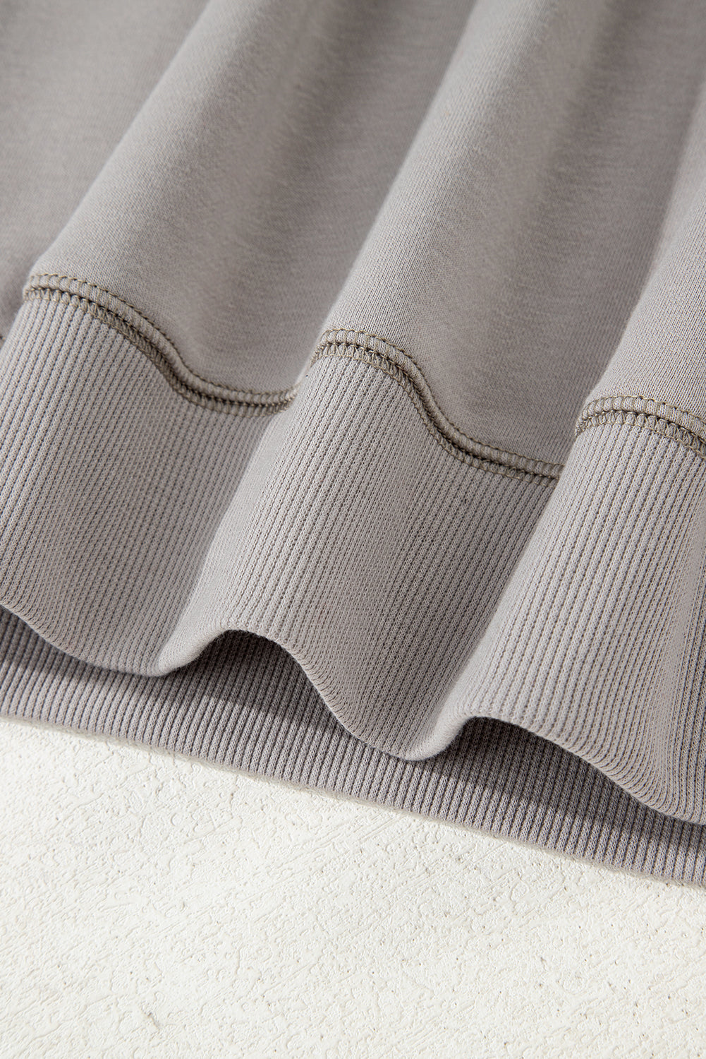 Parchment Aztec Embroidered Western V Neck Sweatshirt