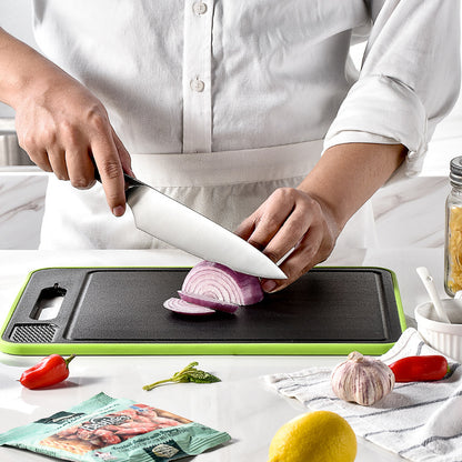 Double-sided Defrosting Cutting Board with Knife Sharpener