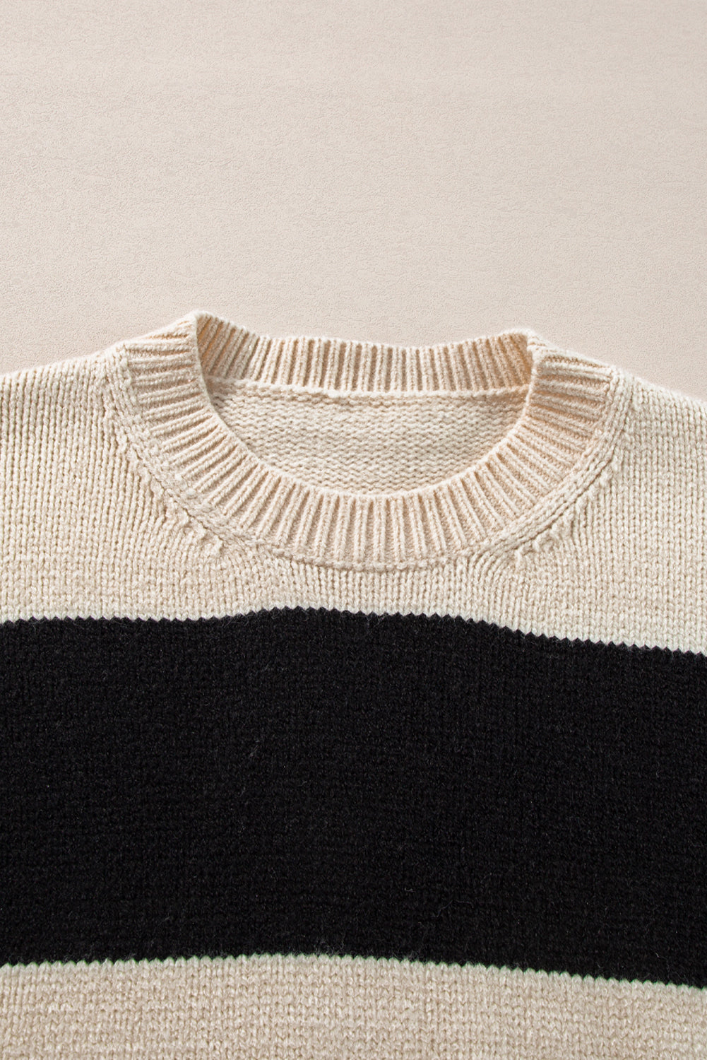 Lockerer Pullover im Jet Stream-Farbblock-Design