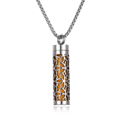 Titanium Steel Aromatherapy Pendant