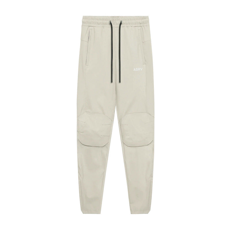 Summer Men's Casual Pants Thin Plus Size Ice Silk Multi-pocket Design