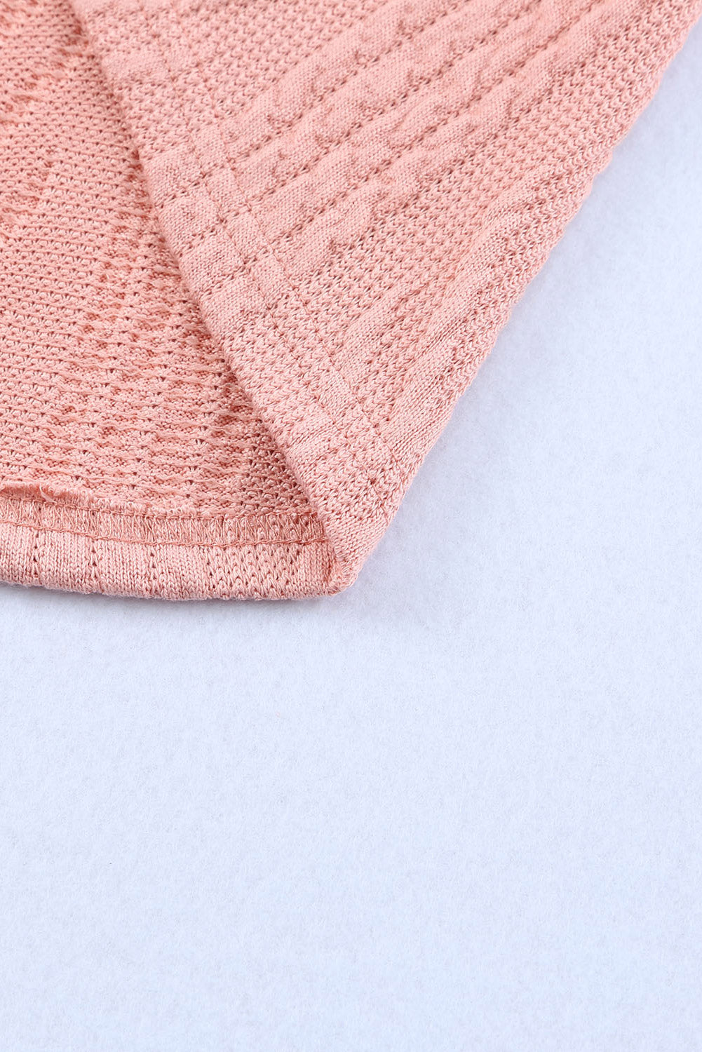 Rosa Strickoberteil mit Leopardenmuster und Pailletten