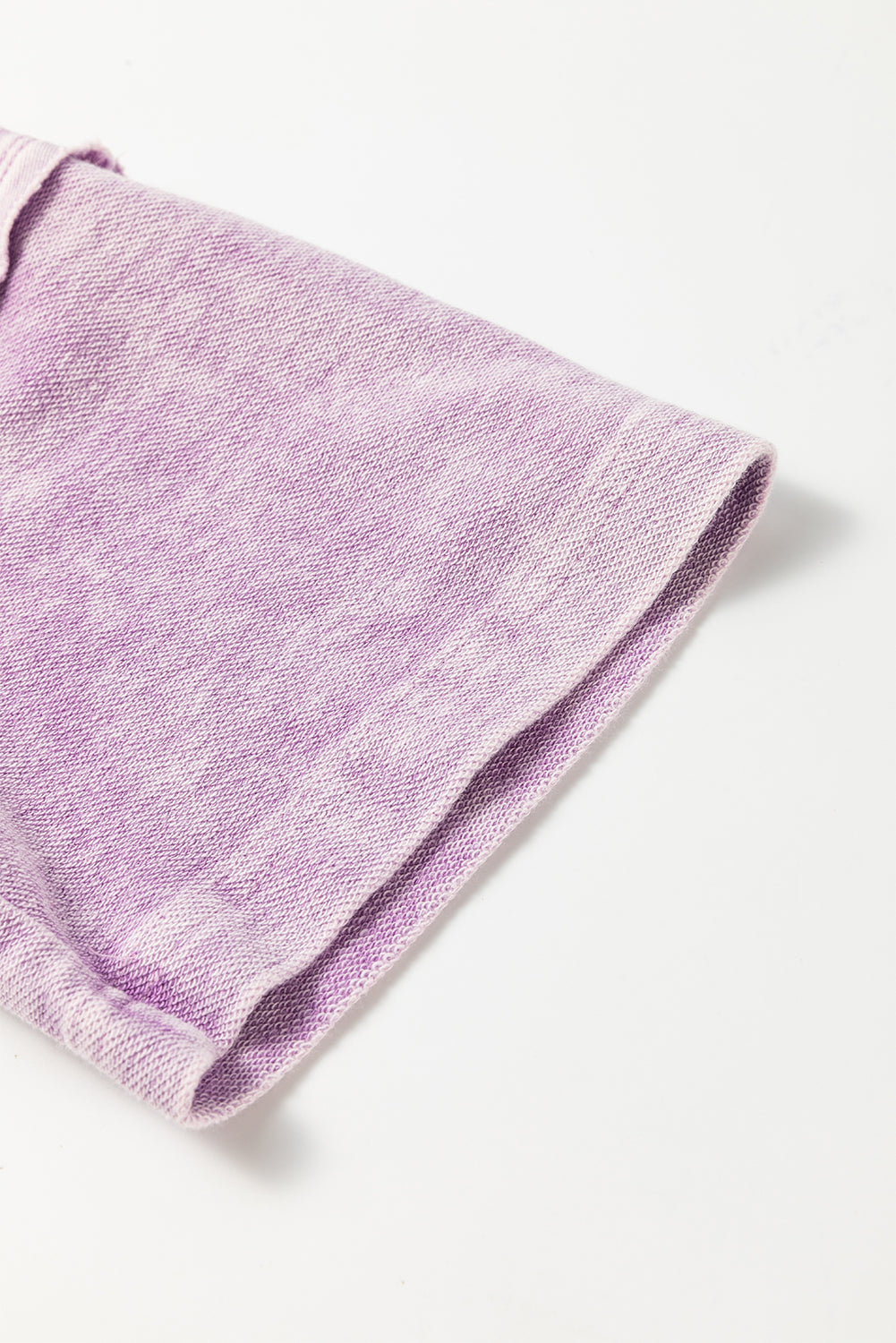Übergroßes T-Shirt mit sichtbaren Nähten und überschnittener Schulter in Orchid Petal Mineral Wash