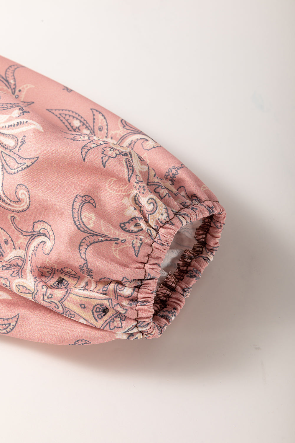 Jet Stream Patchwork-Bluse mit Raglanärmeln und geripptem Strick