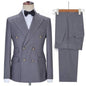 Men's Two-piece Suit Double Breasted