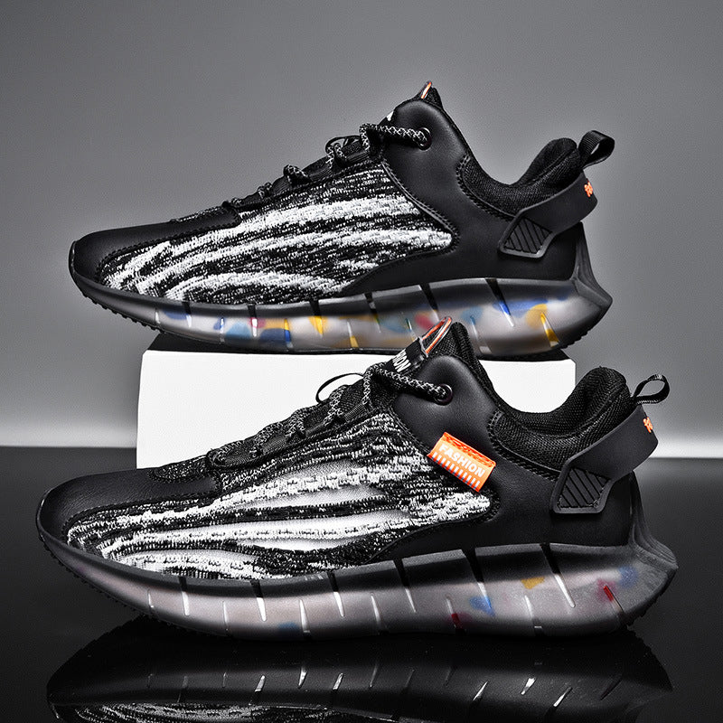 Trendy Breathable Sports Shoes: Lightweight Running Sneakers with Popcorn Design