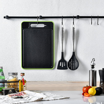 Double-sided Defrosting Cutting Board with Knife Sharpener