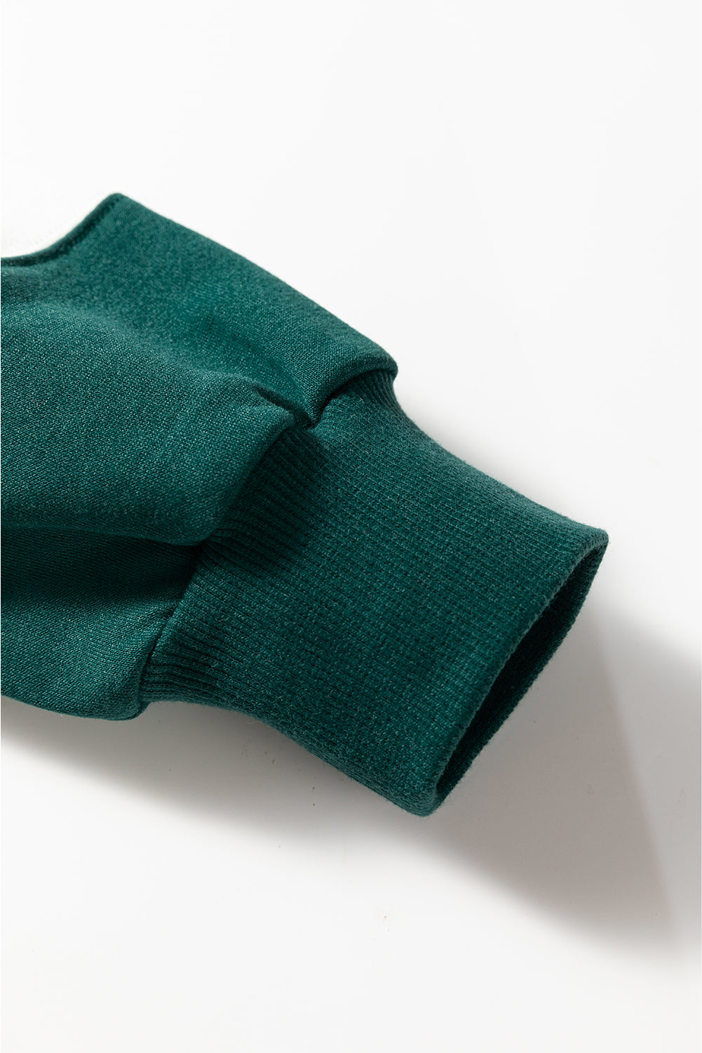 Evergreen Colorblock Drop Shoulder Baggy Sweatshirt