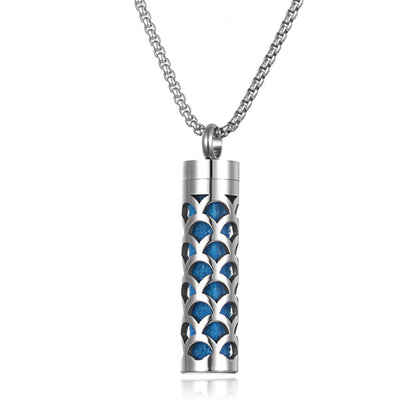 Titanium Steel Aromatherapy Pendant