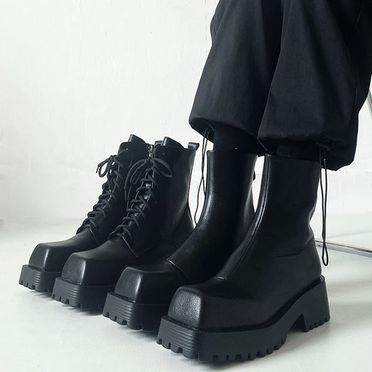 Elevate Your Style with Square Martin Boots