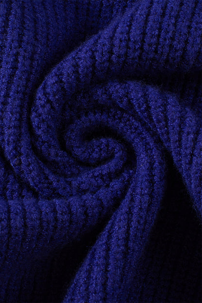 Bluing Sparkling American Flag Knitted Vest