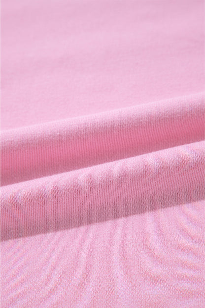 Bonbon – Sweatshirt mit Rundhalsausschnitt und sichtbaren Seitenschlitzen in Farbblock-Optik
