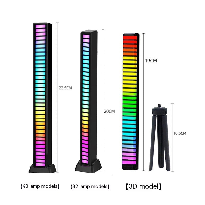 RGB Sound-Controlled LED Light Bar: Perfect for Parties & Cars