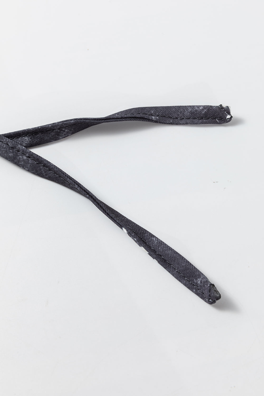 Schwarze Hose mit weitem Bein und Bohemien-Print