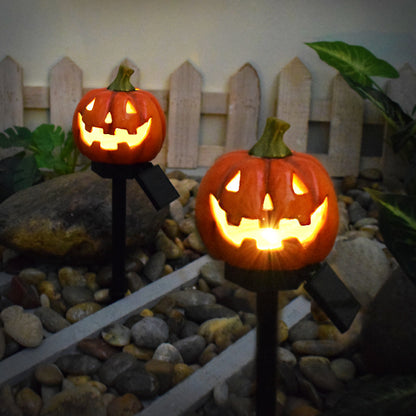 Solar-Halloween-Kürbislampe für den Innenhof